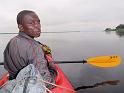 8 Francois in the front seat of the kayak on Kasai river